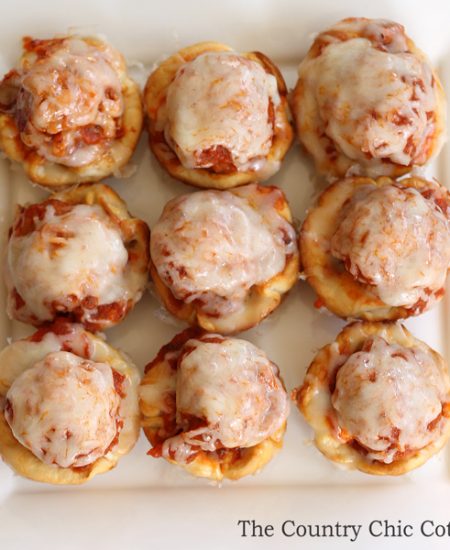 Make this meatball appetizer recipe for your next party! Serve up individual portions of a meatball sub with this fun idea!