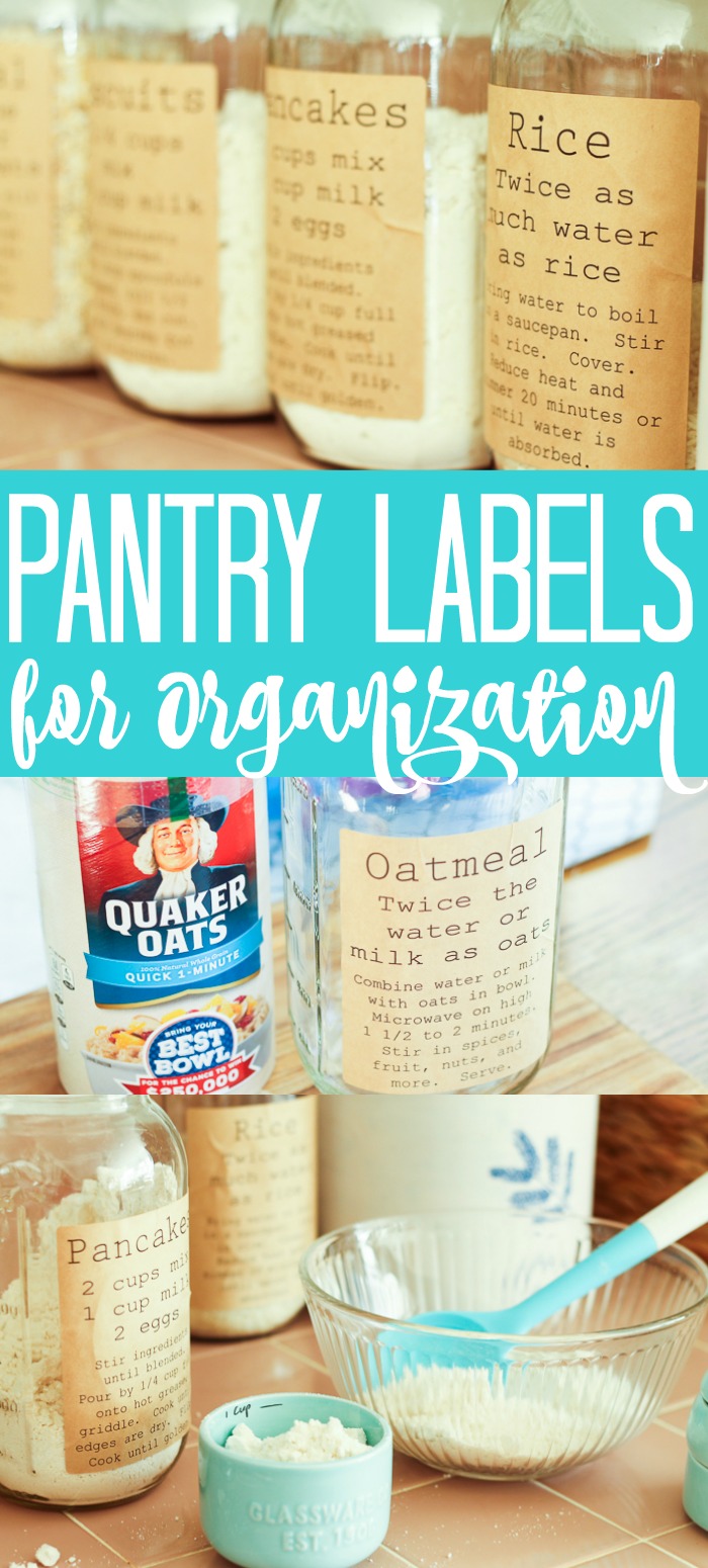 Best Farmhouse Pantry Labels and Ideas