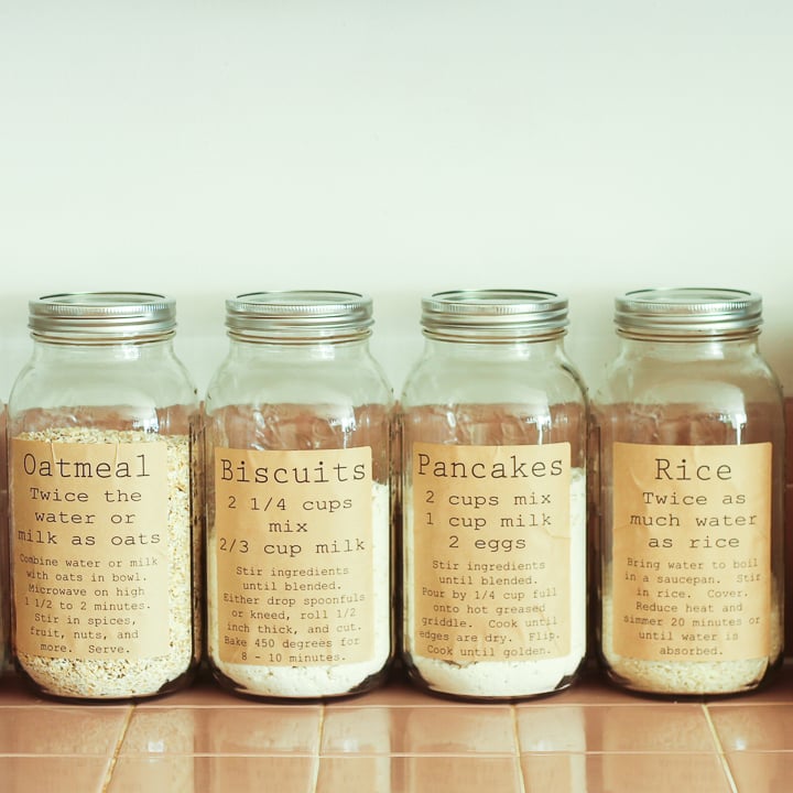 Spice jar labels (with free printables!) - The Kiwi Country Girl