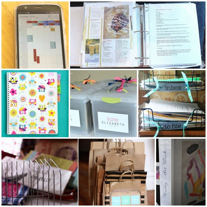 Great organization ideas for paper! I need to clean up my clutter and try some of these ideas in my office!