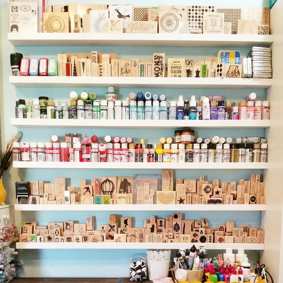 Take tours of over 25 amazing craft room in this series! A great way to get inspired for your own craft room!