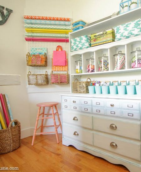 Take tours of over 25 amazing craft room in this series! A great way to get inspired for your own craft room!