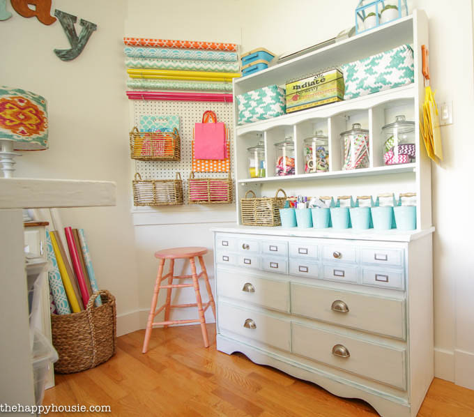 Take tours of over 25 amazing craft room in this series! A great way to get inspired for your own craft room!