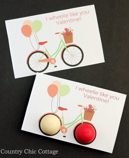 Make this EOS lip balm Valentine's Day card for your sweetheart in just minutes! The card is a free printable so get yours today!