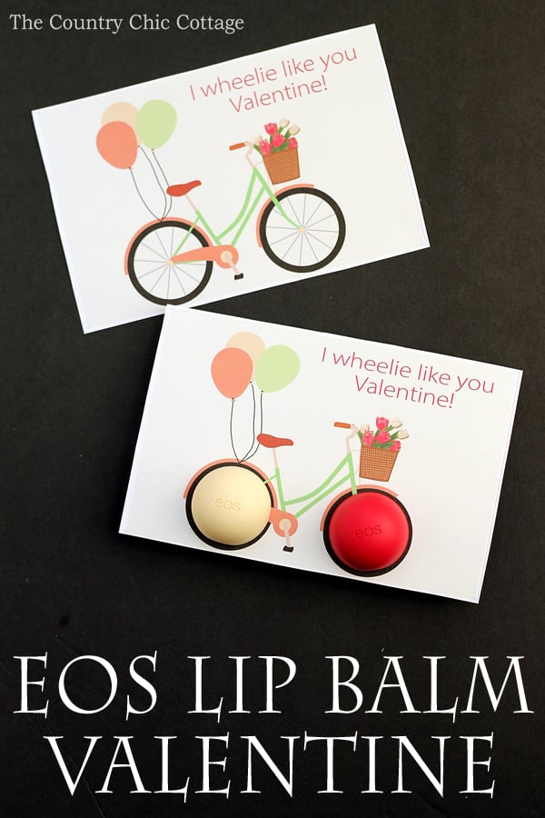 Make this EOS lip balm Valentine's Day card for your sweetheart in just minutes! The card is a free printable so get yours today!