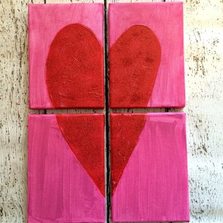 Valentine's Heart Canvas