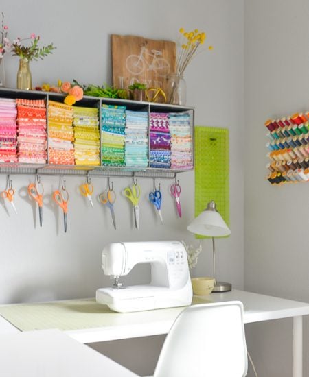 Take tours of over 25 amazing craft room in this series! A great way to get inspired for your own craft room!