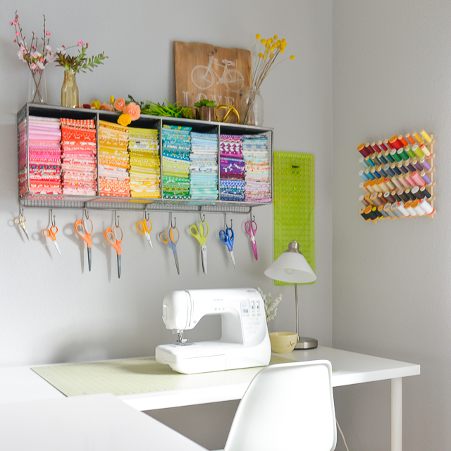 Take tours of over 25 amazing craft room in this series! A great way to get inspired for your own craft room!