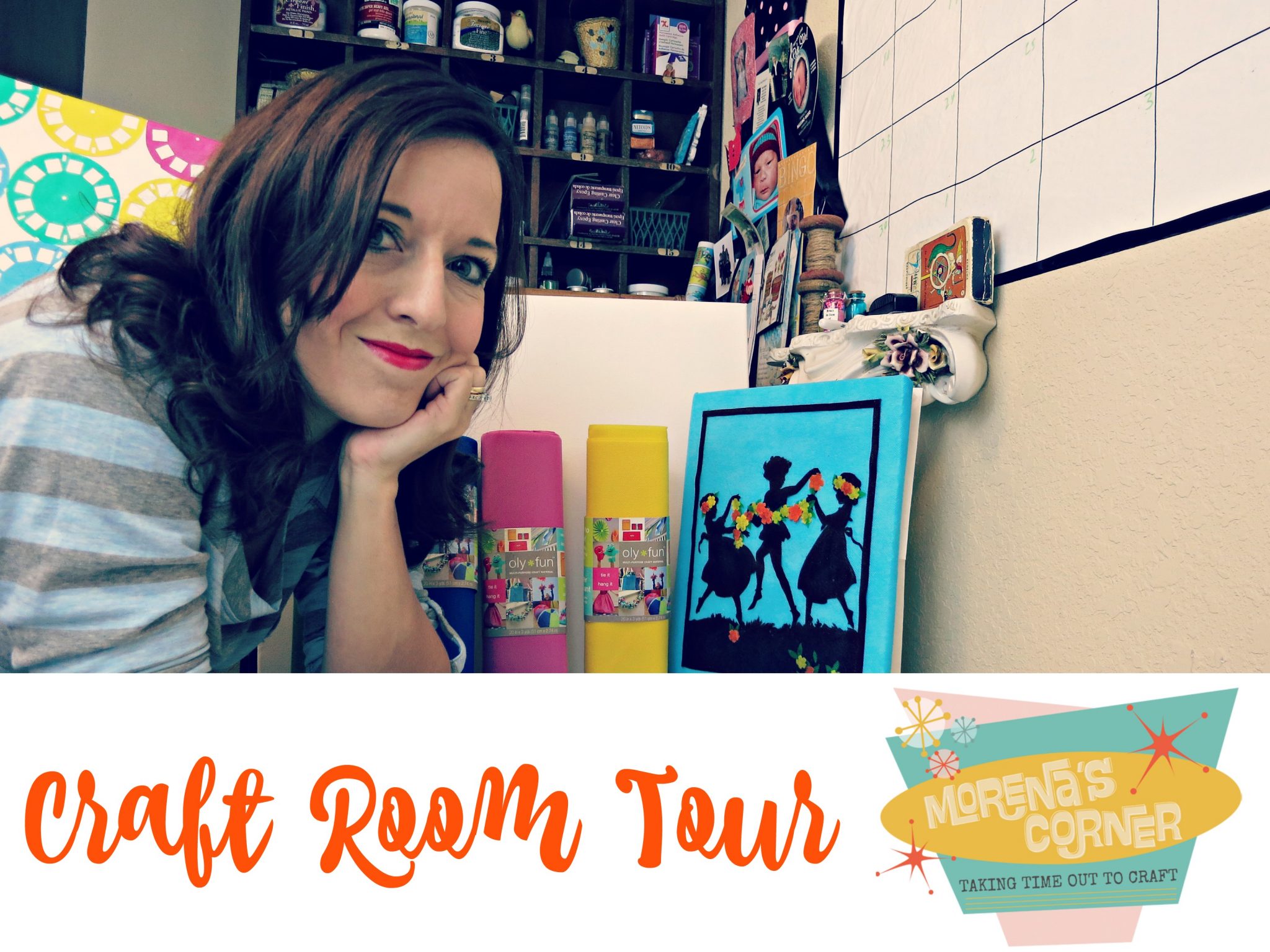 Take tours of over 25 amazing craft room in this series! A great way to get inspired for your own craft room!