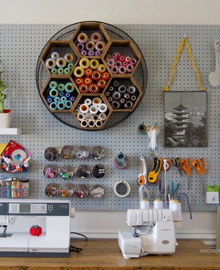 Take tours of over 25 amazing craft room in this series! A great way to get inspired for your own craft room!