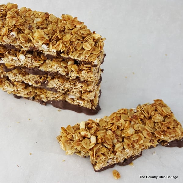 chocolate granola bars