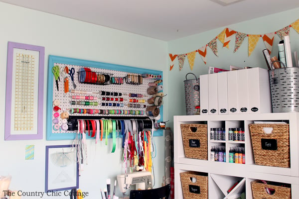 Tour this organized craft room and several others as part of a craft room tours series! If you have a craft studio, this post is for you!
