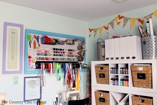 Tour this organized craft room and several others as part of a craft room tours series! If you have a craft studio, this post is for you!