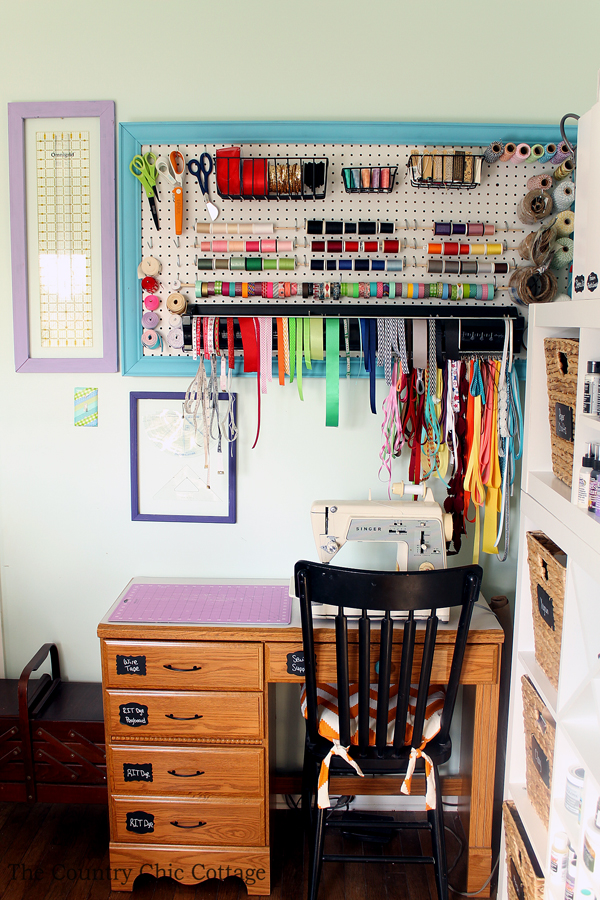 Tour this organized craft room and several others as part of a craft room tours series! If you have a craft studio, this post is for you!