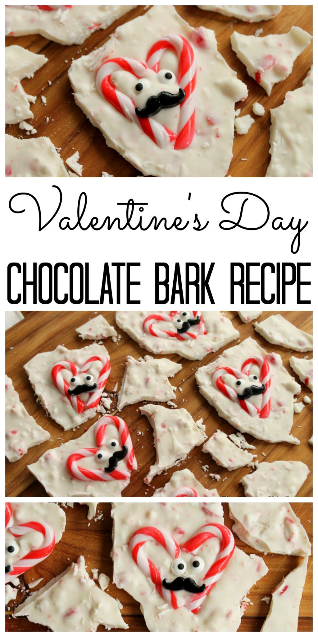 Valentine's Day Chocolate Bark by The Country Chic Cottage