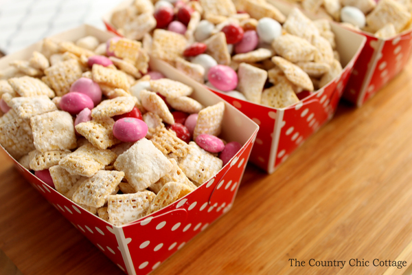 Valentine's Day muddy buddies