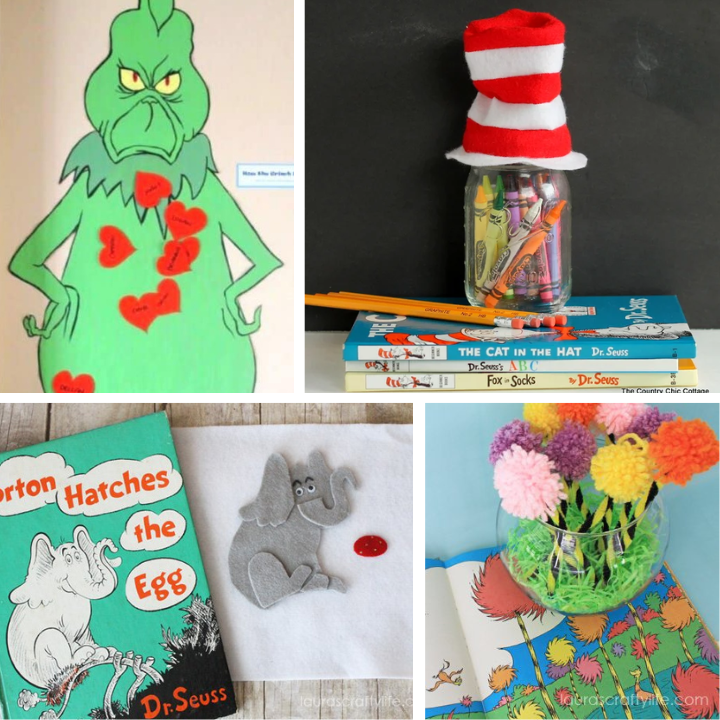101 + Dr. Seuss Crafts - The Country Chic Cottage - Square
