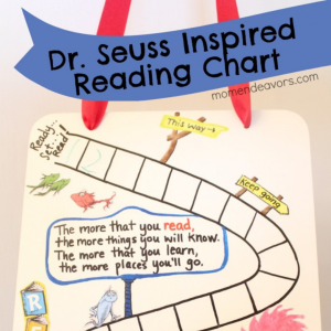 DIY Dr. Seuss Inspired Reading Chart by Mom Endeavors