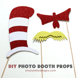 DIY Photo Booth Props by Simply Kelly Designs
