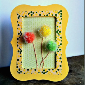 Dr. Seuss Framed Truffula Trees by Creative Cynchrocity