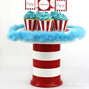 Dr. Seuss-Inspired Cake Stand by Carla Schauer Studio