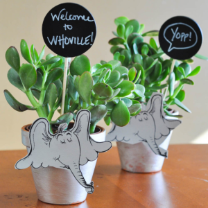 Dr. Seuss Is In The Garden – Horton Flower Pots by Suburble