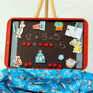 Dr.Seuss Inspired Chalk Magnetic Activity Board by Stuff-n-Such By Lisa