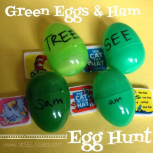 Green Eggs and Ham Egg Hunt by obSeussed