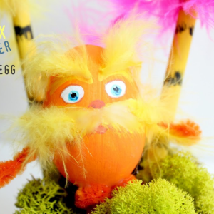 Lorax Easter Egg by Craft Berry Bush