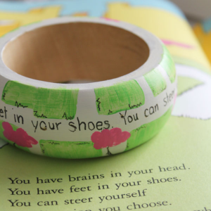 “Oh, the Places You’ll Go!” Inspired Bracelet by 30 Minute Crafts