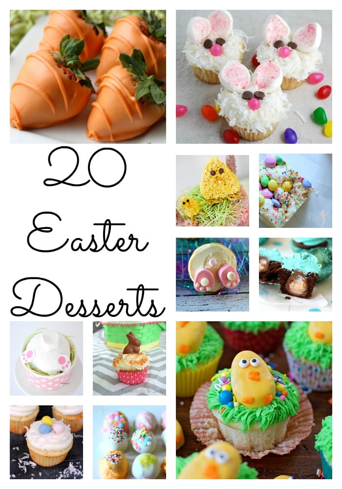 Make these Easter desserts to top off your meal this holiday! Great ideas that are simple to make!