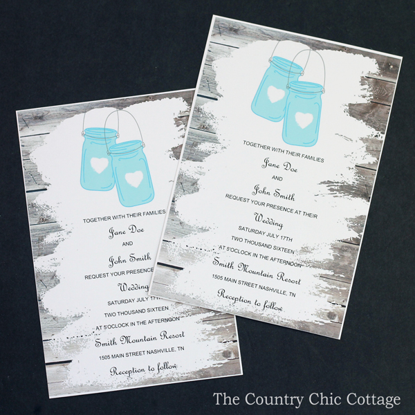 Wedding invitations that you can print for FREE and customize to your event! See more here and use these for your wedding or bridal shower!