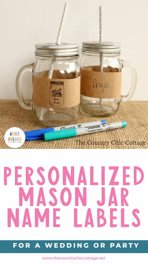 personalized mason jar name labels