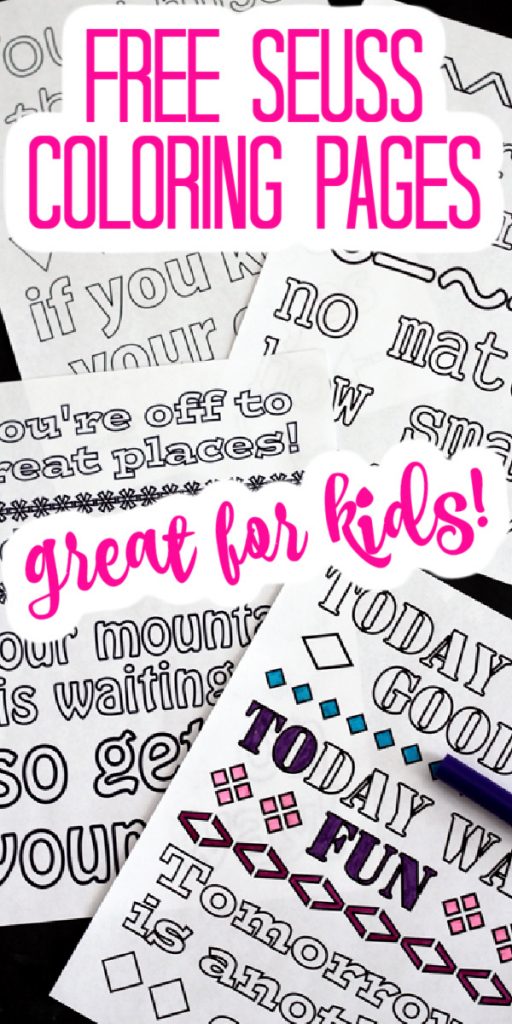 seuss free printables