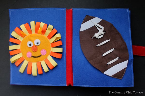 How To Make A Felt Shapes Busy Book Page - Angie Holden The Country Chic  Cottage