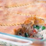 Make this chicken pot pie recipe for your family! This quick and easy version is ready in 30 minutes or less!