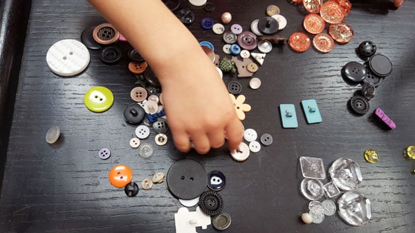 button sorting activity