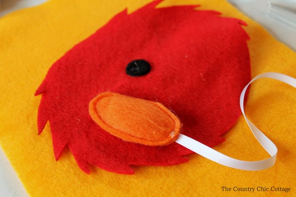 Make this Elmo busy book page for any quiet book you are working on! Toddlers and babies will love putting the nose on Elmo!