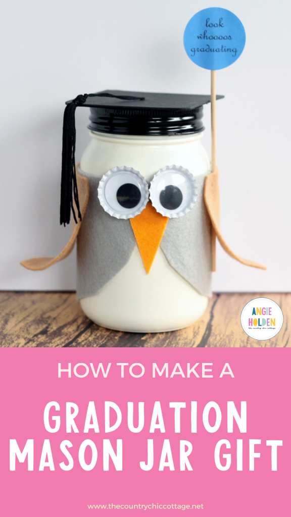 how to make a graduation mason jar gift