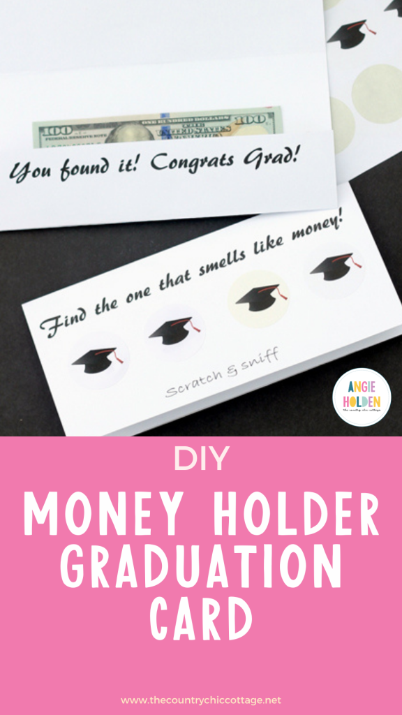 money holder graduation card