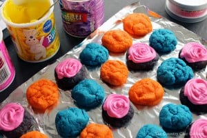 Make these spring cake mix cookies for your family! A delicious recipe that is only 4 ingredients and super easy to make!