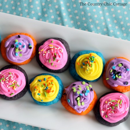 Make these spring cake mix cookies for your family! A delicious recipe that is only 4 ingredients and super easy to make!