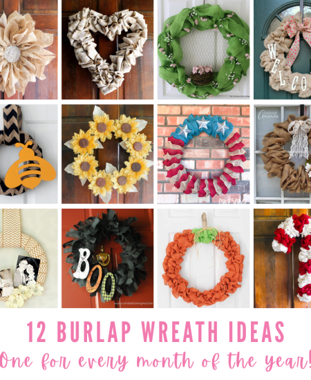 12 Burlap Wreath Ideas