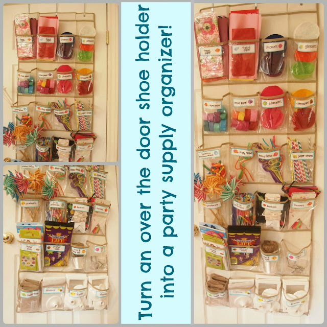 Party Supply Organizer by The Simply Crafted Life