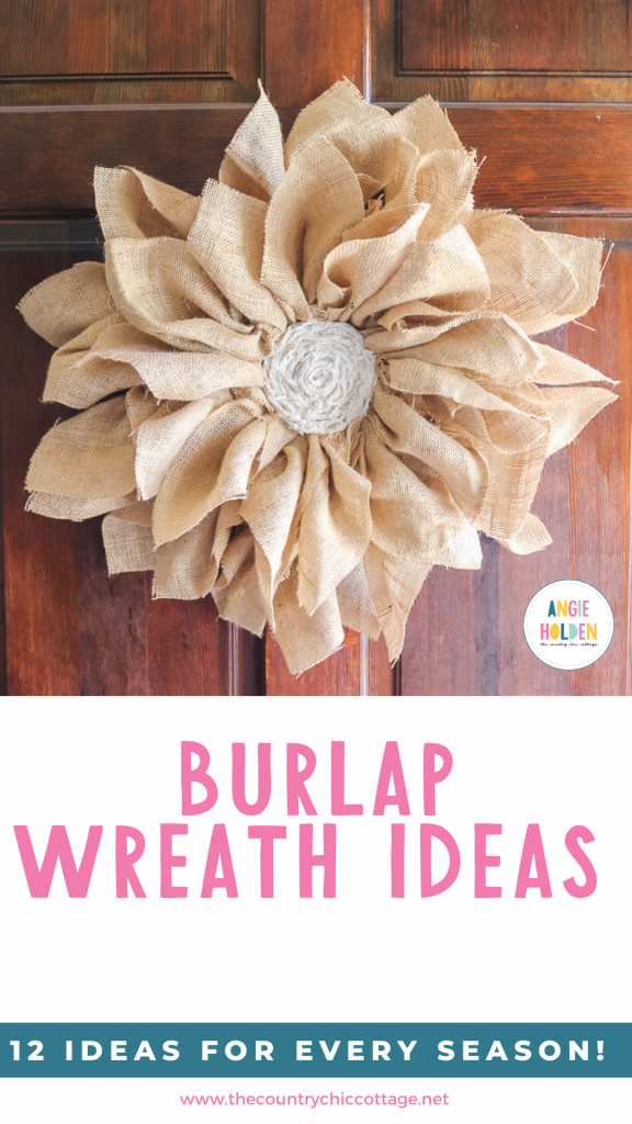 burlap wreath ideas