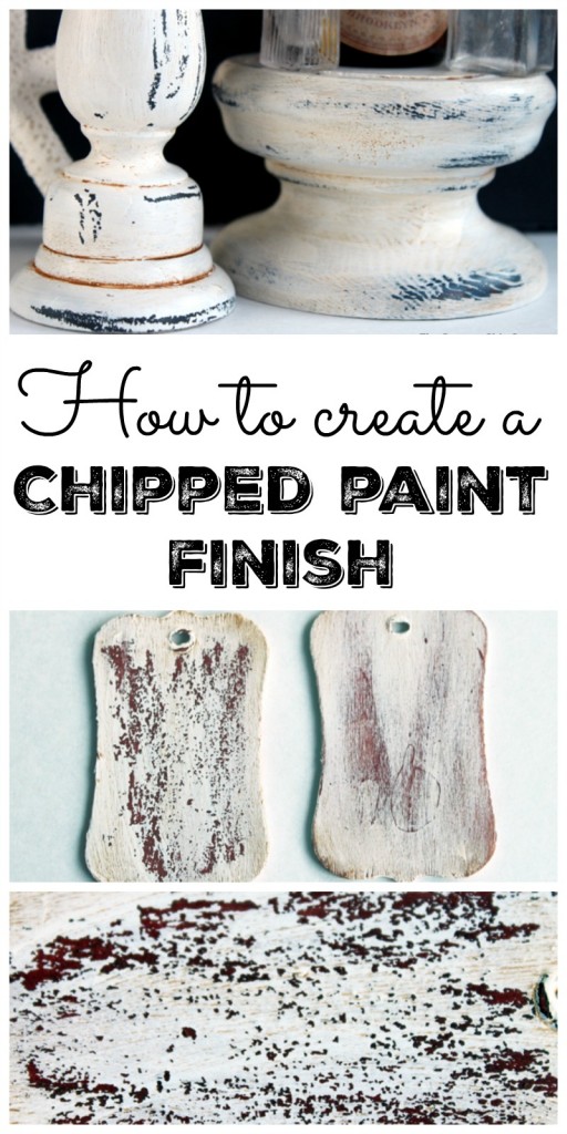 Learn how to create a chipped paint finish on any surface with two different paint techniques!