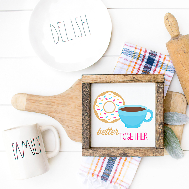 better together donut printable