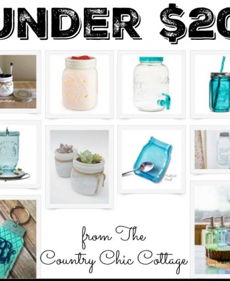 Mason Jar Craft Supply Organizer - Angie Holden The Country Chic Cottage