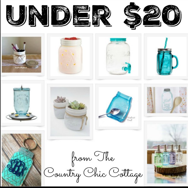 These gifts for mom are all under $20 and perfect for Mother's Day! You will love the mason jar theme to this gift guide as well!