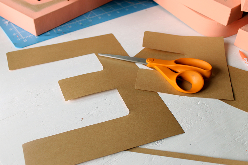 Make some metallic paper crafts with these DIY metallic letters. Yes you can buy paper that has a metallic sheen and cover monogram letters for your home!